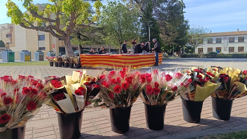 Celebració de Sant Jordi al Palau d'Anglesola