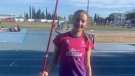 Martina March, primera de Catalunya en llançament de javelina