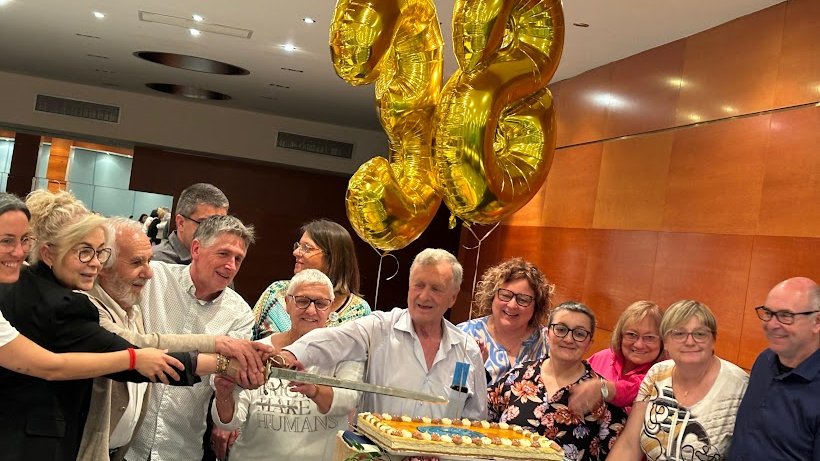 Jordi Aymerich, 38 anys potenciant la natació