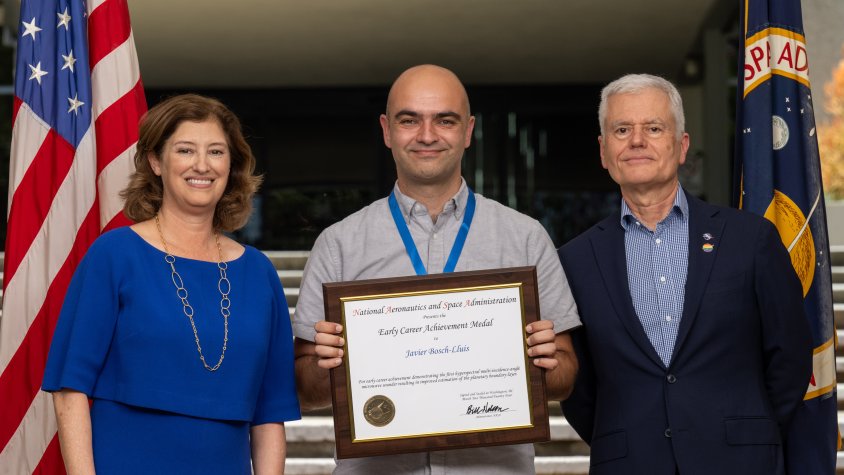 El palauanglesolí, Xavier Bosch Lluis, guardonat amb la NASA Early Career Achievement Medal 2024