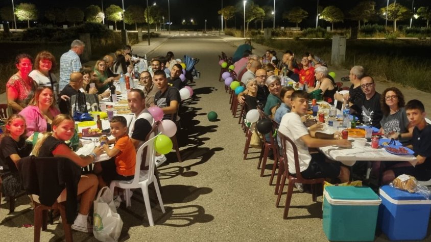 1r Sopar del barri del Raval del Palau d'Anglesola