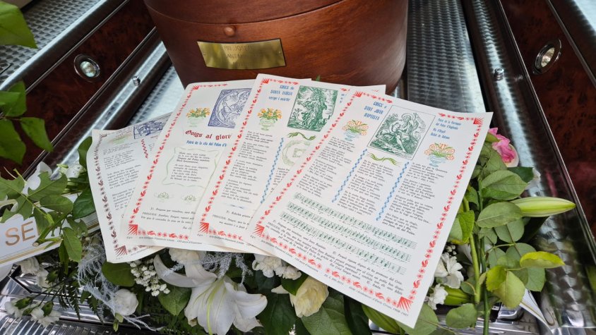 Berga acull el funeral de mossèn Josep Santamaria, rector del Palau d'Anglesola durant 30 anys