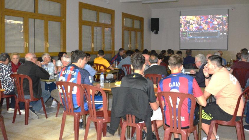 Obertura de la nova seu de la Penya Barcelonista del Palau d'Anglesola