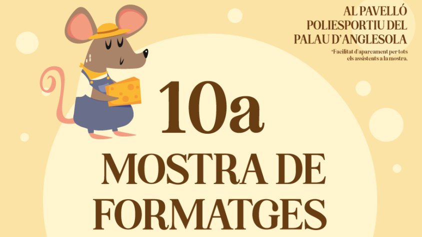 10a Mostra de formatges artesans al Palau d'Anglesola