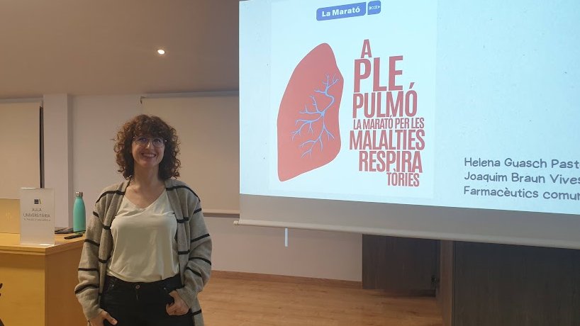 Helena Guasch Pastó: " Fins als vint anys de vida no s'assoleix el desenvolupament complet del sistema respiratori"