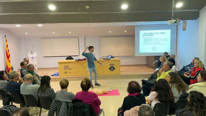 Conferència - taller "La reanimació cardiopulmonar i l'ús del desfibril·lador"