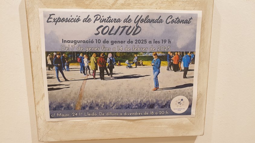 Exposició "Solitud" de Yolanda Cotonat al Cercle de Belles Arts de Lleida