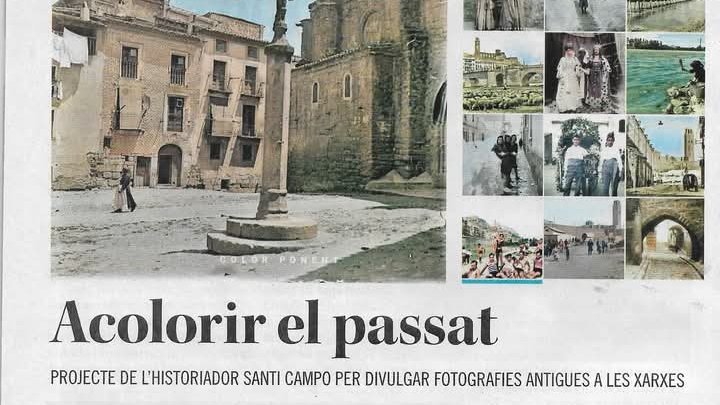 "Acolorir el passat" és un projecte de l'historiador palauanglesolí Santi Campo