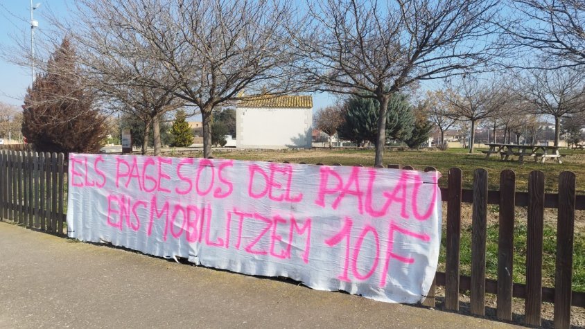 Els pagesos del Palau d'Anglesola es mobilitzen el 10 F