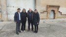 César Martinell, net de l'arquitecte constructor de la Cooperativa, visita el Palau d'Anglesola