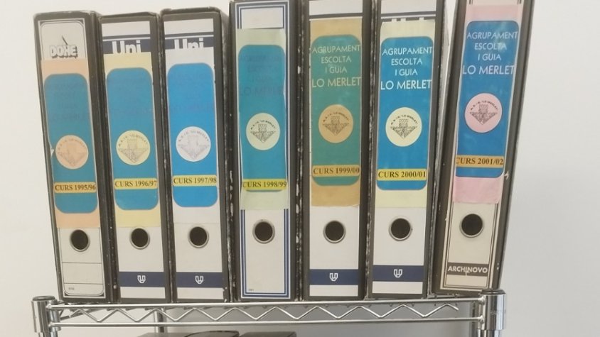 Iniciat el tràmit per crear l'arxiu oficial de l'Agrupament Escolta i Guia Lo Merlet