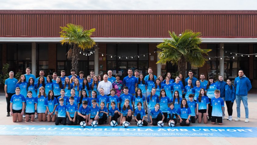 Presentació oficial dels equips del Club Vòlei del Palau d'Anglesola