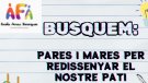 Es busquen persones voluntàries per a redissenyar el pati de l'escola