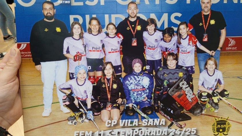El CP Vila-Sana, amb la palauanglesolina Gal·la Torres Santalla, campió de Catalunya de Hoquei en la categoria FEM 1