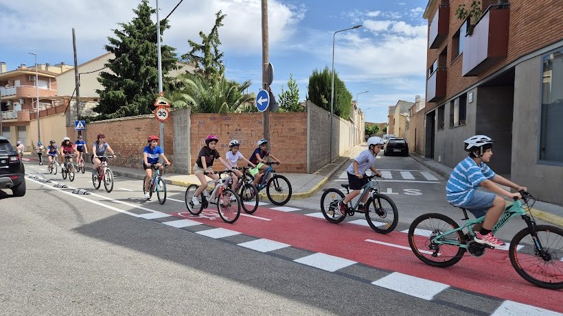 Dia mundial de la bicicleta al Palau d'Anglesola