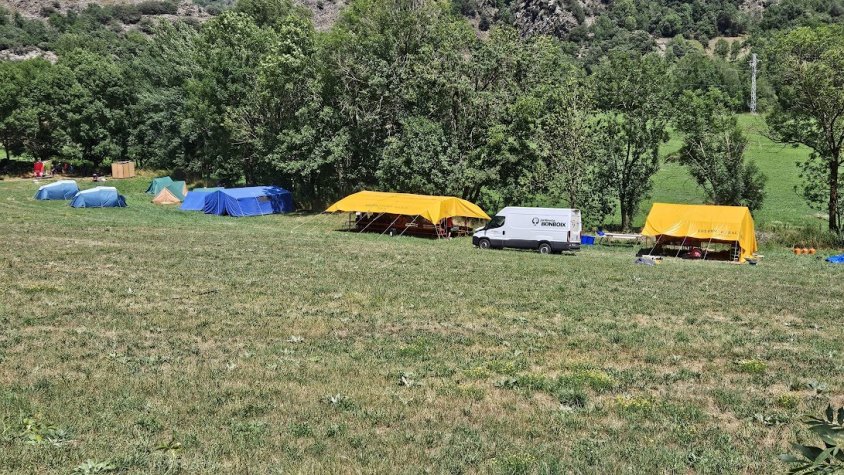 Comencen els campaments de l'AEiG Lo Merlet del Palau d'Anglesola