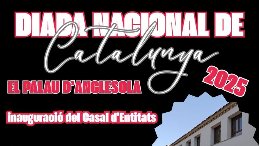 Diada Nacional de Catalunya al Palau d'Anglesola