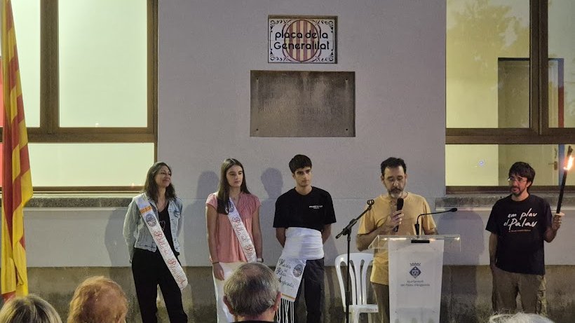 Discurs d'Albert Velasco en motiu de la Diada: "Els catalans som molt pesats" 