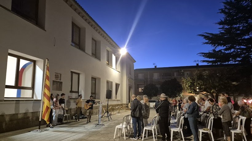 Diada Nacional de Catalunya al Palau d'Anglesola