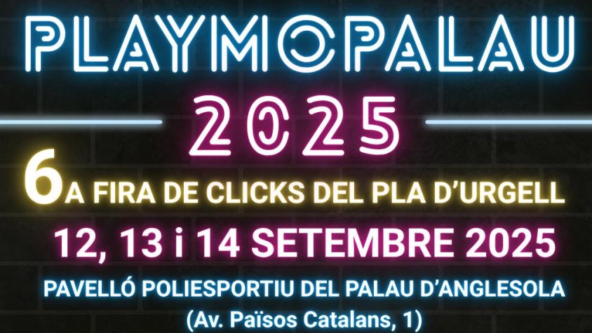 6a PlaymoPalau, la Fira de Clicks del Pla d'Urgell