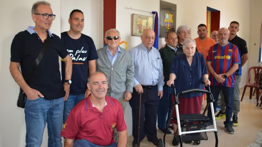 Inauguració de la nova seu social de la Penya Barcelonista del Palau d'Anglesola