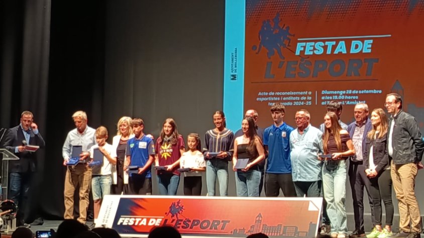 Palauanglesolins guardonats a la V Festa de l'Esport celebrat a Mollerussa