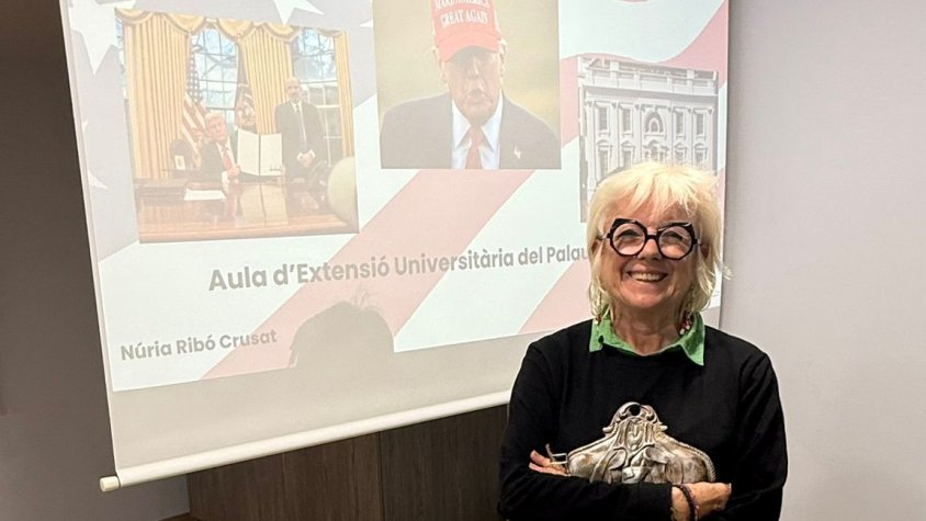 Núria Ribó: "Els deu primers mesos del segon govern de Trump auguren una deriva cap a una autocràcia als Estats Units"