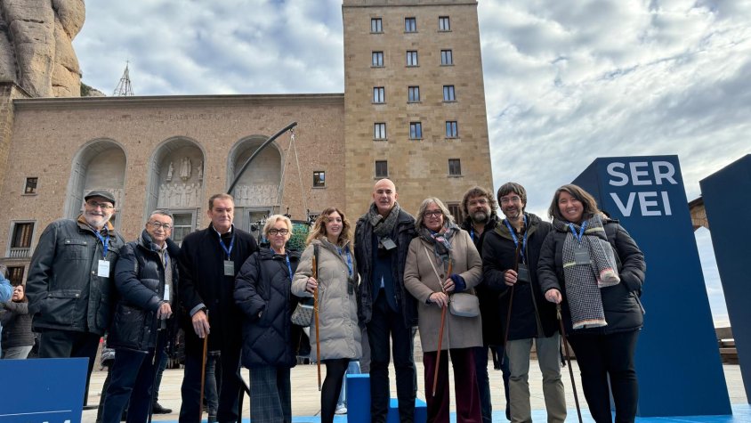 El Palau d'Anglesola celebra el mil·lenari del monestir de Montserrat vora els 947 municipis catalans