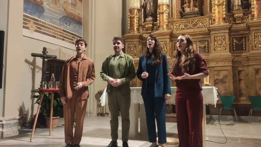 Magnífica actuació del Quartet Mèlt a Festa Major de Sant Blai