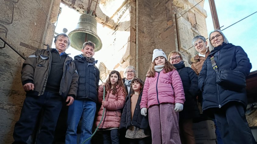 Taller de campanes amb els mestres de l'Escola de Campaners de les Borges Blanques