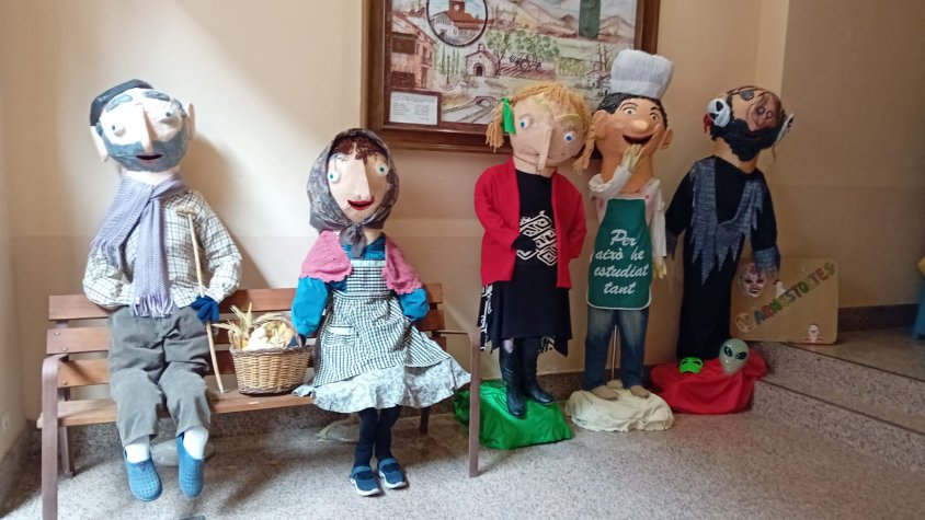 Els capgrossos ja comencen a estar preparats pel Carnestoltes