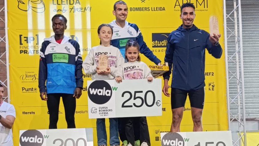 Palauanglesolins a la Cursa de Bombers de Lleida 2026