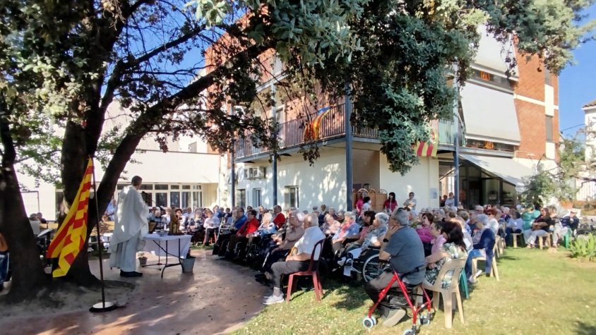 Celebració de la Mare de Déu de Montserrat al Palau d'Anglesola