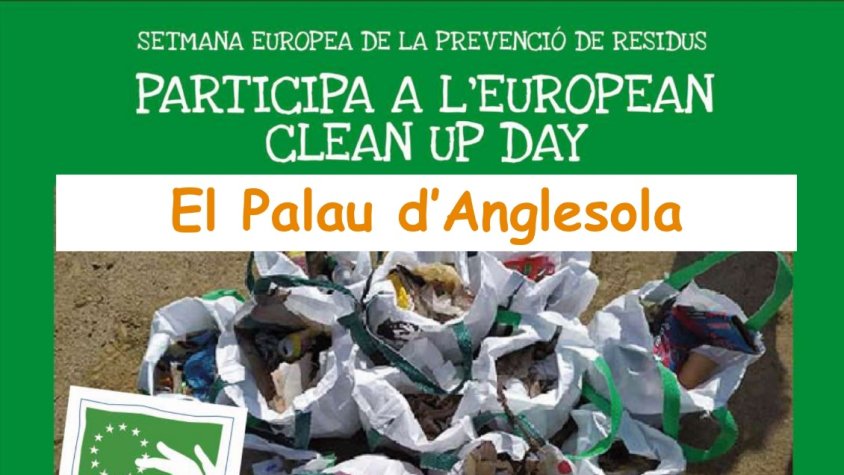 Participa a l'European CLEAN UP DAY de la Setmana Europea de la prevenció de residus